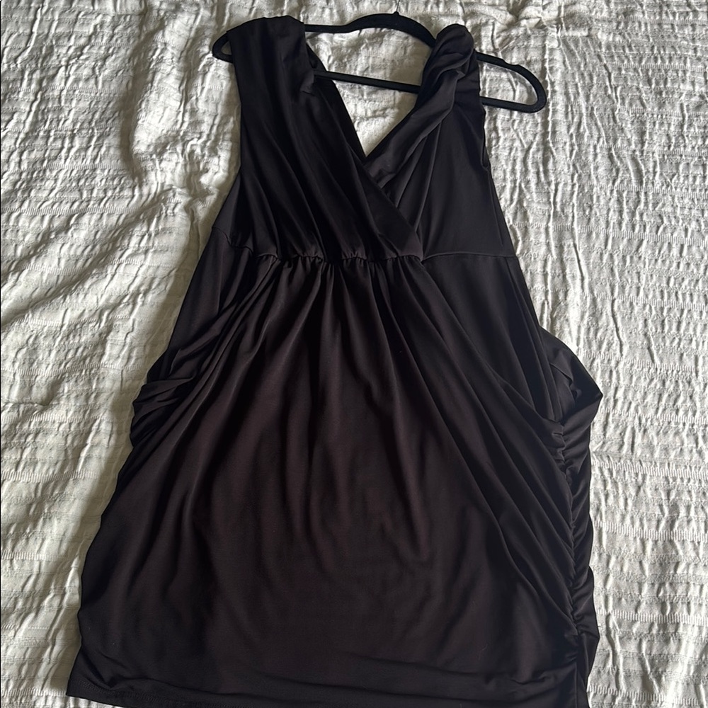 Elegant Black Sleeveless Dress